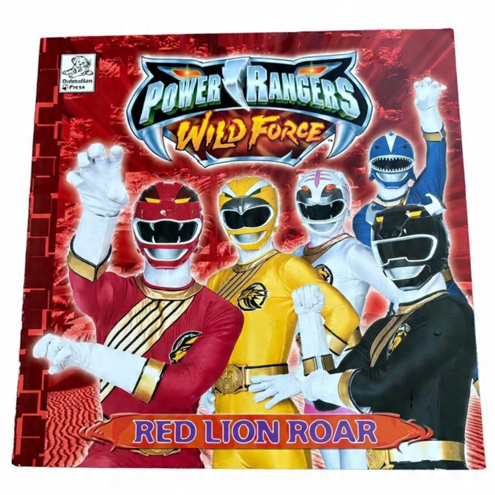 Power Rangers Wild Force Red Lion Roar Paperback Book 2002